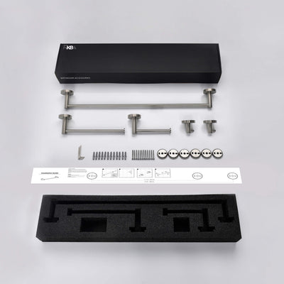 Halo 5-Piece Bathroom Hardware Set - C-CBA14-5  - Shop at Home Craft Studio - 12