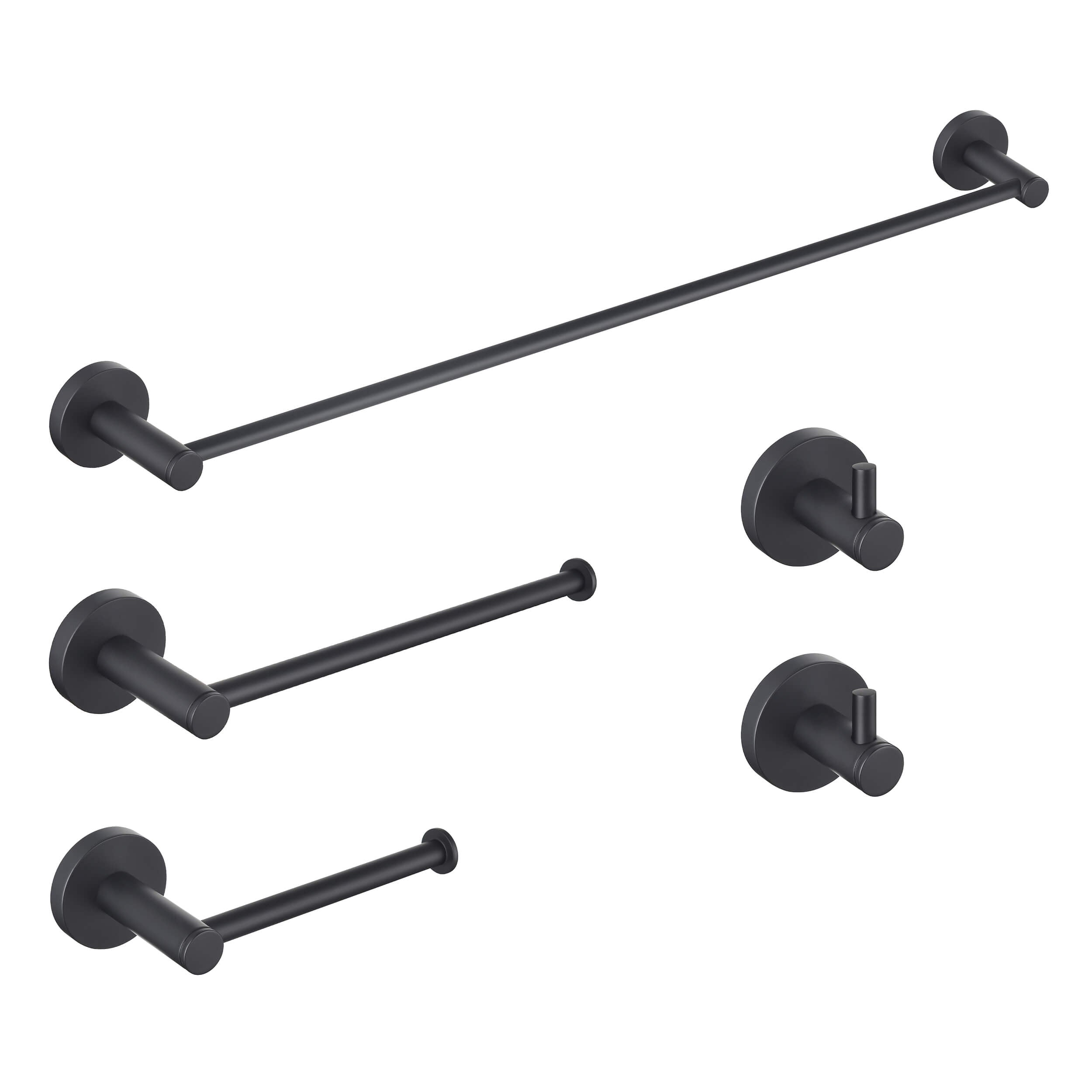 Halo 5-Piece Bathroom Hardware Set - C-CBA14-5  - Shop at Home Craft Studio - 19