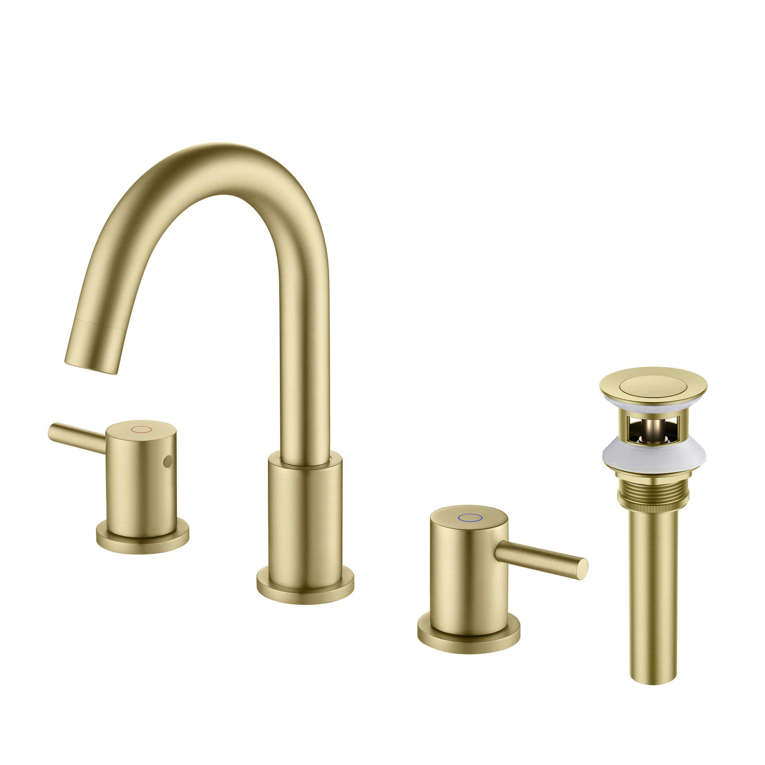 Halo 8" Widespread Bathroom Sink Faucet with Drain Assembly - CBF-1016  - Shop at Home Craft Studio - 1
