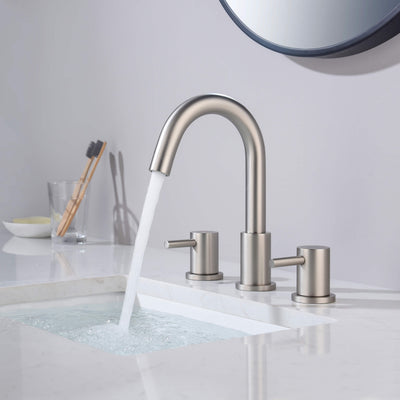 Halo 8" Widespread Bathroom Sink Faucet with Drain Assembly - CBF-1016  - Shop at Home Craft Studio - 7