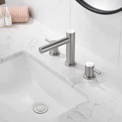 Halo 8" Widespread Bathroom Sink Faucet with Drain Assembly - CBF-1025BG  - Shop at Home Craft Studio - 9