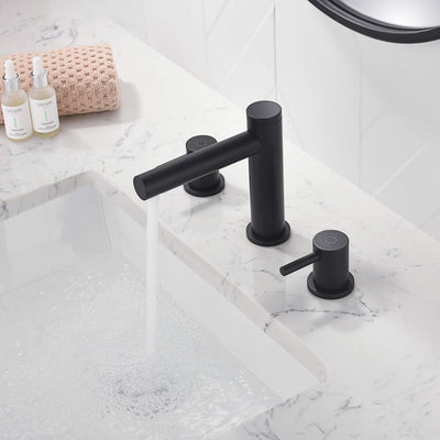 Halo 8" Widespread Bathroom Sink Faucet with Drain Assembly - CBF-1025BG  - Shop at Home Craft Studio - 26