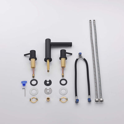 Halo 8" Widespread Bathroom Sink Faucet with Drain Assembly - CBF-1025BG  - Shop at Home Craft Studio - 29