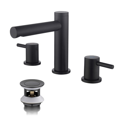 Halo 8" Widespread Bathroom Sink Faucet with Drain Assembly - CBF-1025BN  - Shop at Home Craft Studio - 23