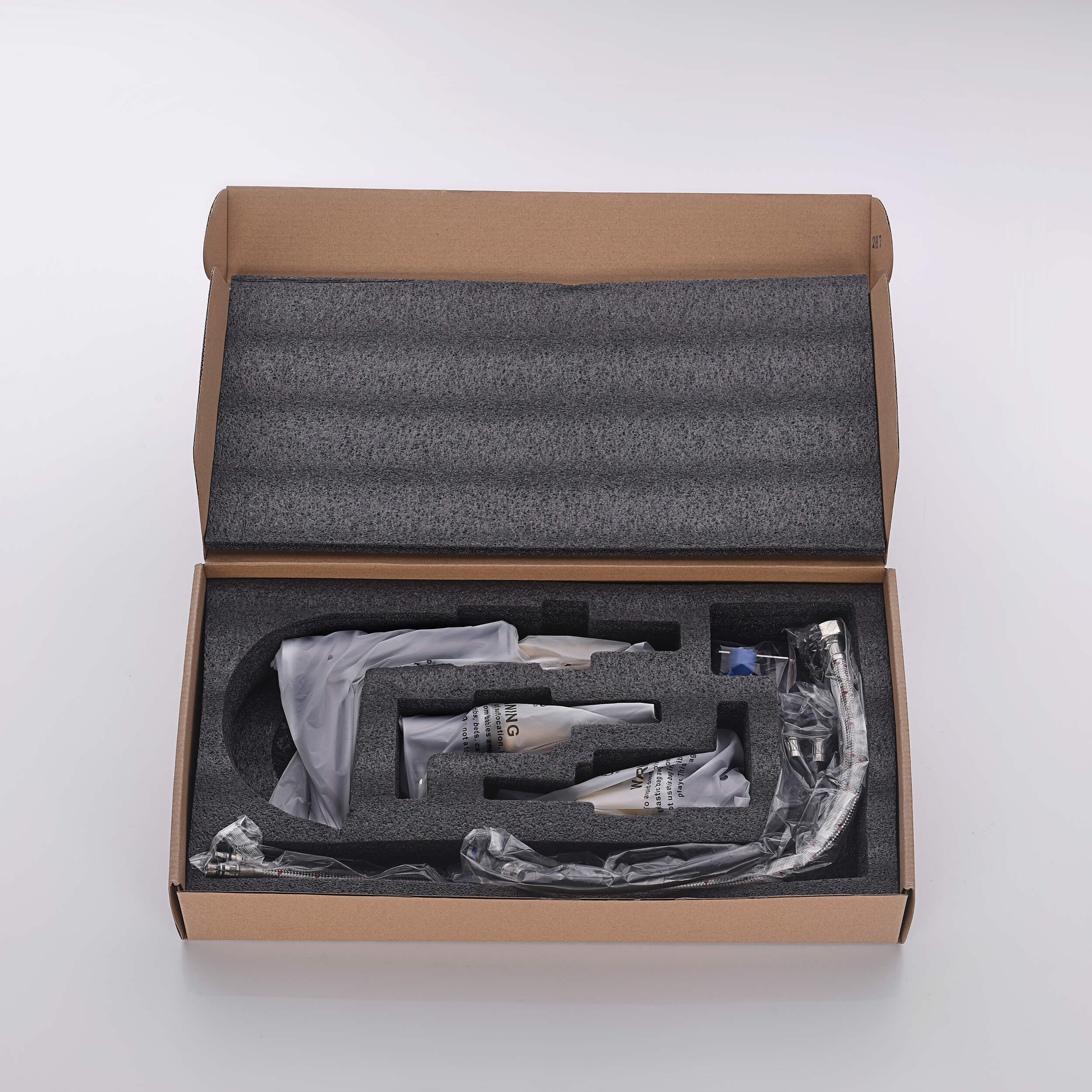 Halo 8" Widespread Bathroom Sink Faucet with Drain Assembly - CBF-1025BN  - Shop at Home Craft Studio - 30