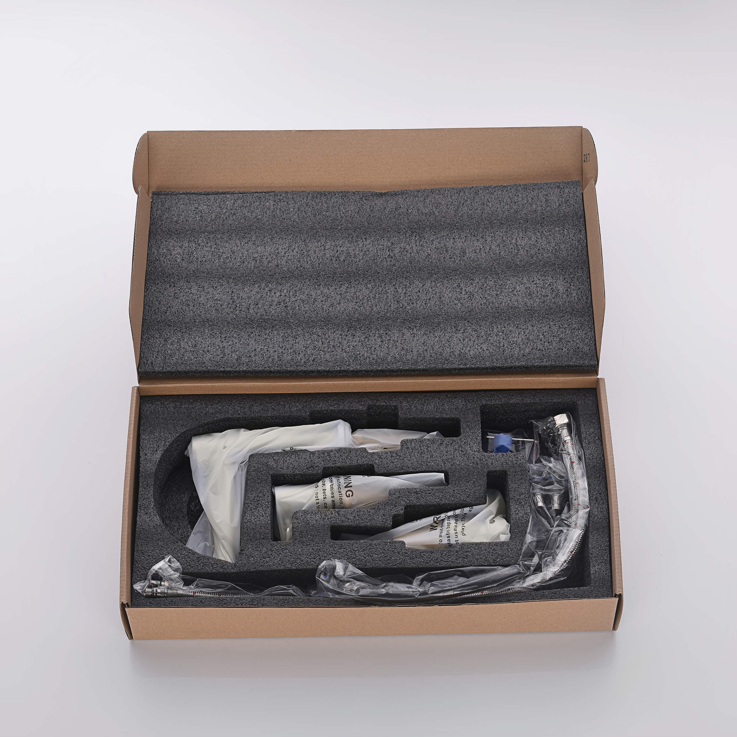 Halo 8" Widespread Bathroom Sink Faucet with Drain Assembly - CBF-1025MB  - Shop at Home Craft Studio - 15