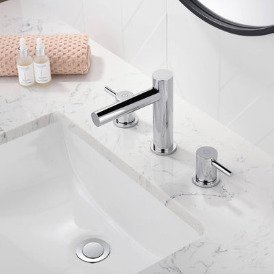 Halo 8" Widespread Bathroom Sink Faucet with Drain Assembly - CBF-1025MB  - Shop at Home Craft Studio - 25