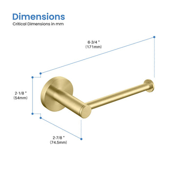 Halo Bathroom Toilet Paper Holder - CBA-1402  - Shop at Home Craft Studio - 6