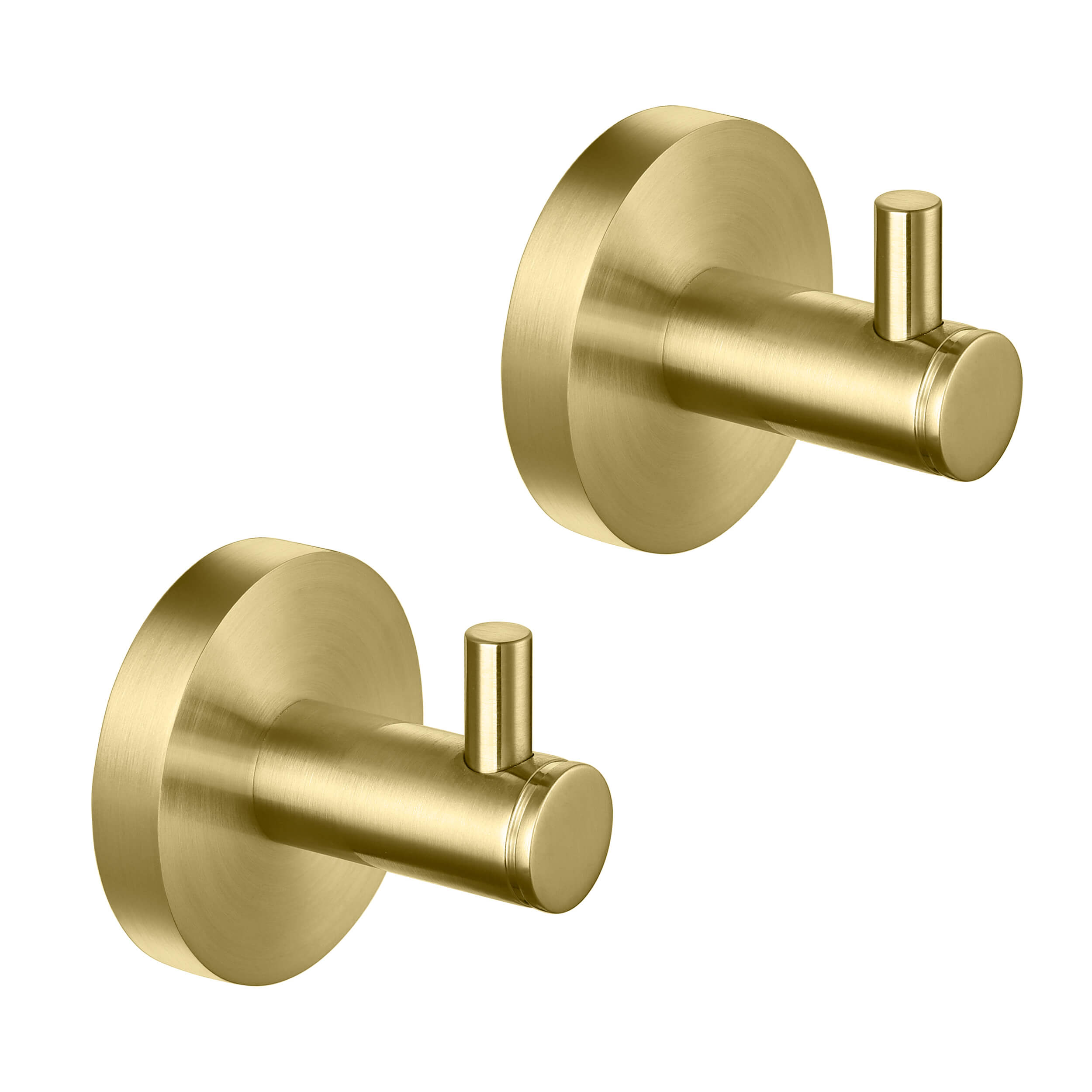 Halo Bathroom Towel & Robe Hook 2 Count - CBA-1401-2PC  - Shop at Home Craft Studio - 1