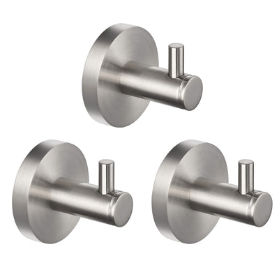 Halo Bathroom Towel & Robe Hook 3 Count - CBA-1401 - 3PC  - Shop at Home Craft Studio - 11