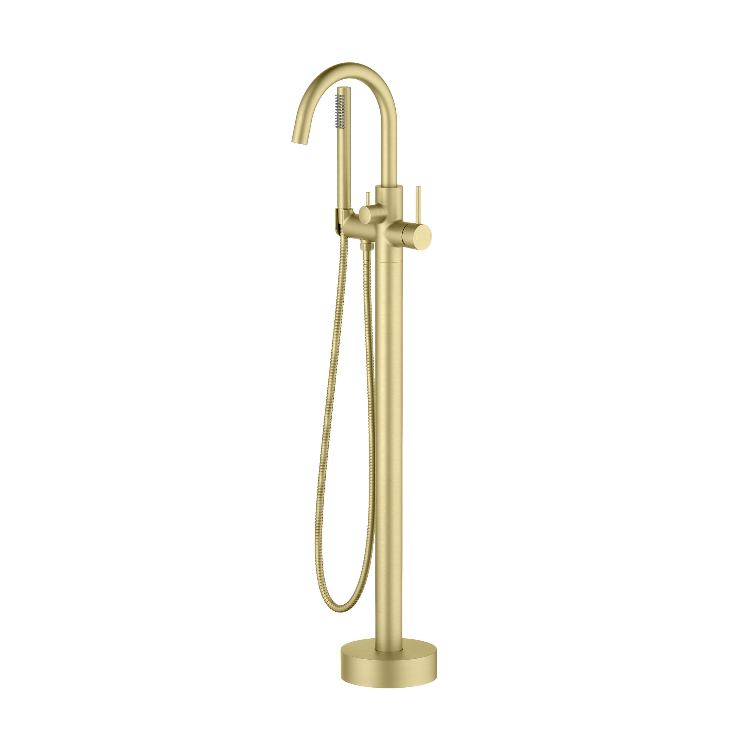Halo Floor Mount Tub Filler With Hand Shower - CTF-3001  - Shop at Home Craft Studio - 1