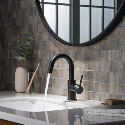 Halo High-Arc Single Handle Bathroom Vanity Sink Faucet with Pop Up Drain - CBF-1021  - Shop at Home Craft Studio - 16