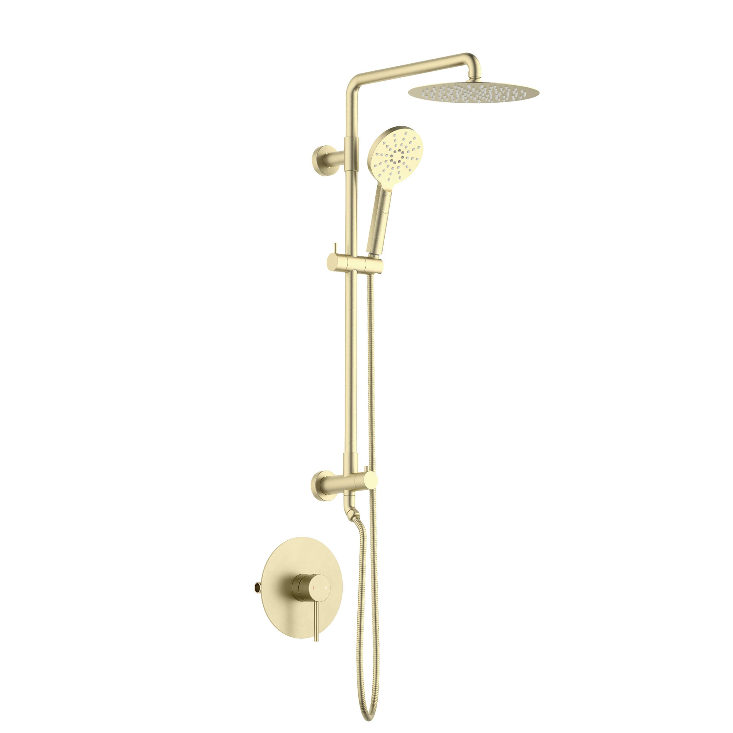 Halo Pressure Balanced 2-Function Wall Mount Shower Column with Rough In Valve - CSC-4103  - Shop at Home Craft Studio - 1