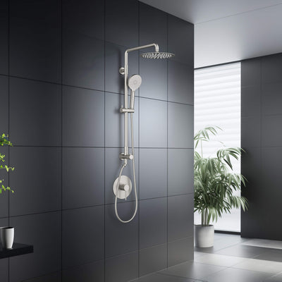 Halo Pressure Balanced 2-Function Wall Mount Shower Column with Rough In Valve - CSC-4103  - Shop at Home Craft Studio - 19