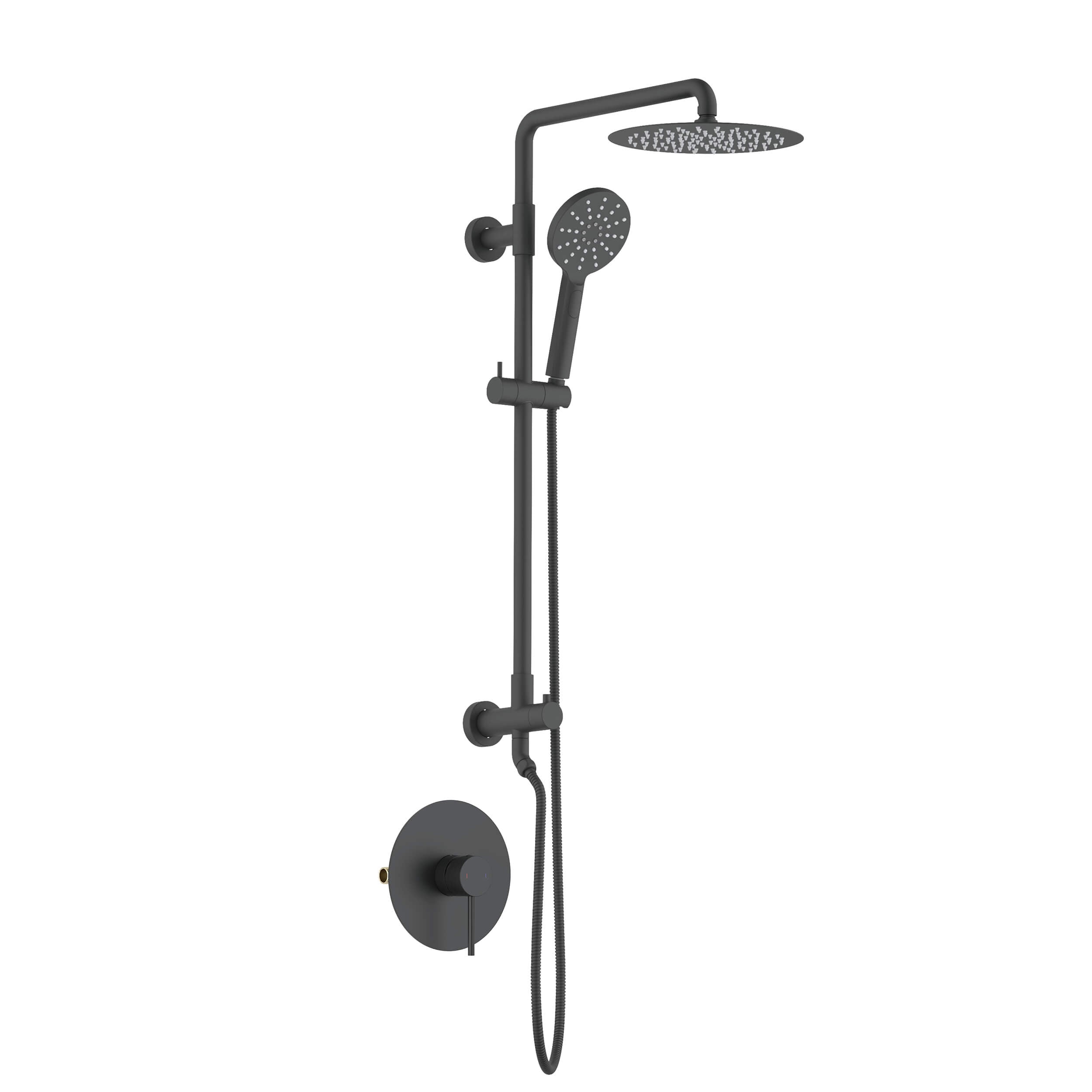 Halo Pressure Balanced 2-Function Wall Mount Shower Column with Rough In Valve - CSC-4103  - Shop at Home Craft Studio - 25
