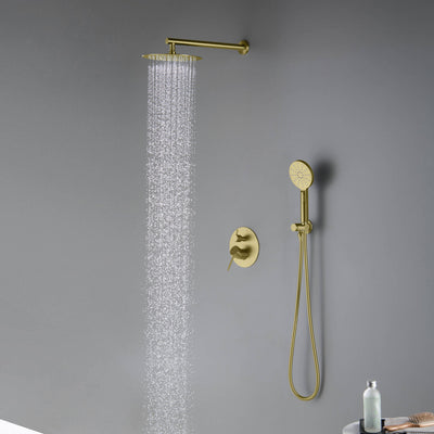 Halo Pressure Balanced 2-Function Wall Mount Shower System with Rough-in Valve - CSF-4003  - Shop at Home Craft Studio - 4