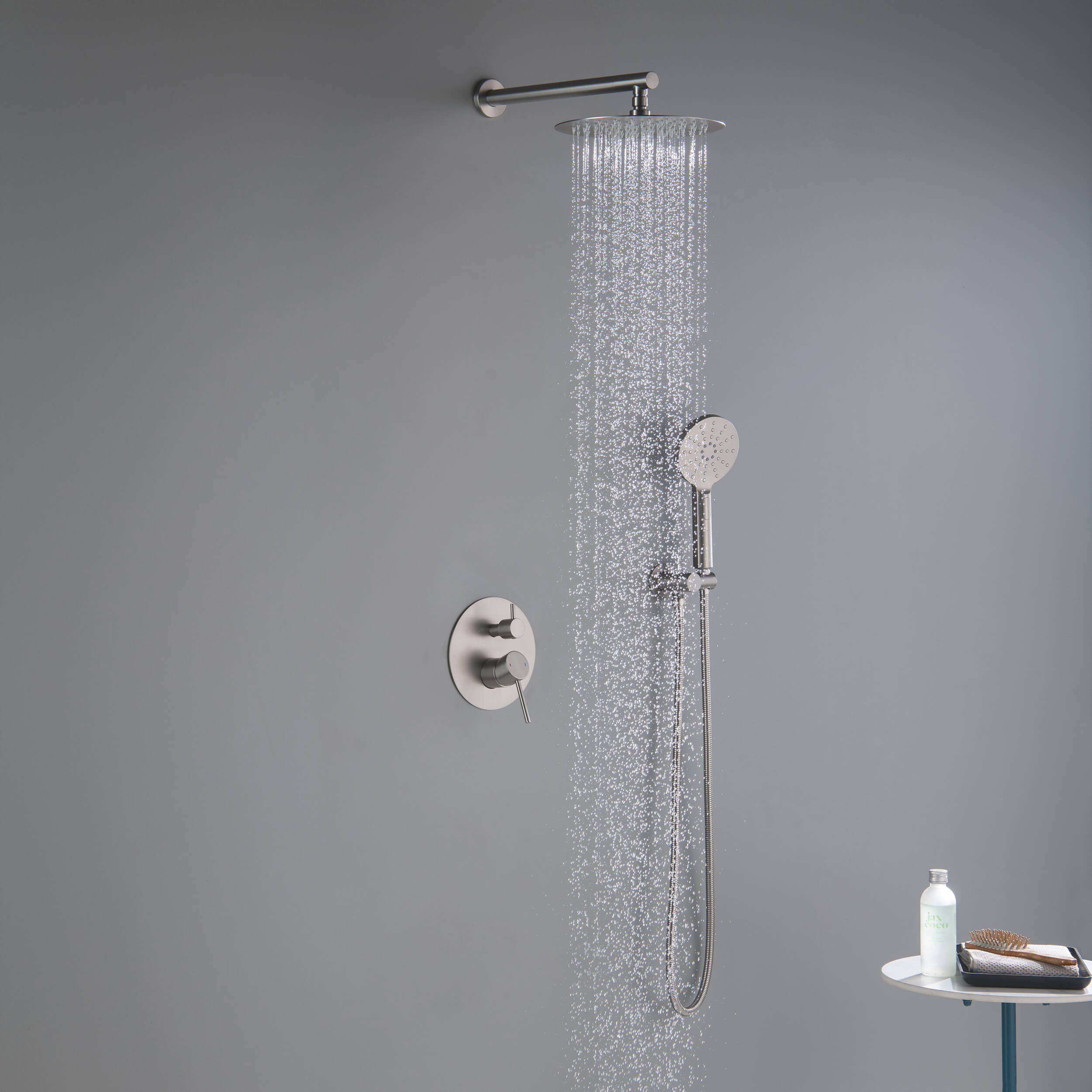 Halo Pressure Balanced 2-Function Wall Mount Shower System with Rough-in Valve - CSF-4003  - Shop at Home Craft Studio - 9