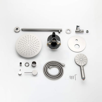 Halo Pressure Balanced 2-Function Wall Mount Shower System with Rough-in Valve - CSF-4003  - Shop at Home Craft Studio - 11