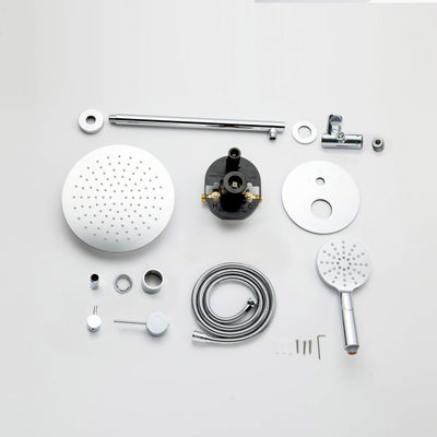 Halo Pressure Balanced 2-Function Wall Mount Shower System with Rough-in Valve - CSF-4003  - Shop at Home Craft Studio - 17