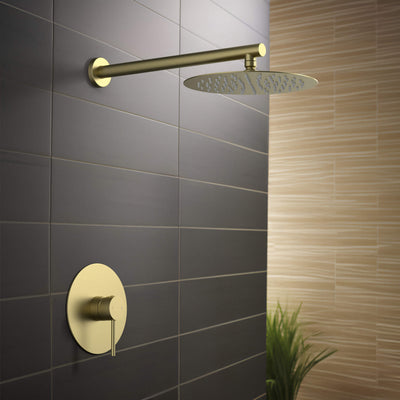 Halo Pressure Balanced Single Function Wall Mount Shower System with Rough-In Valve - CSF-4007  - Shop at Home Craft Studio - 4