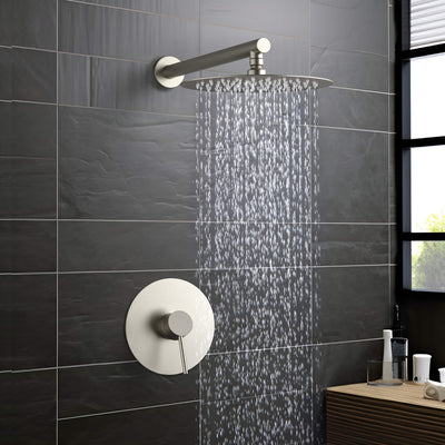 Halo Pressure Balanced Single Function Wall Mount Shower System with Rough-In Valve - CSF-4007  - Shop at Home Craft Studio - 8