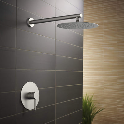 Halo Pressure Balanced Single Function Wall Mount Shower System with Rough-In Valve - CSF-4007  - Shop at Home Craft Studio - 9