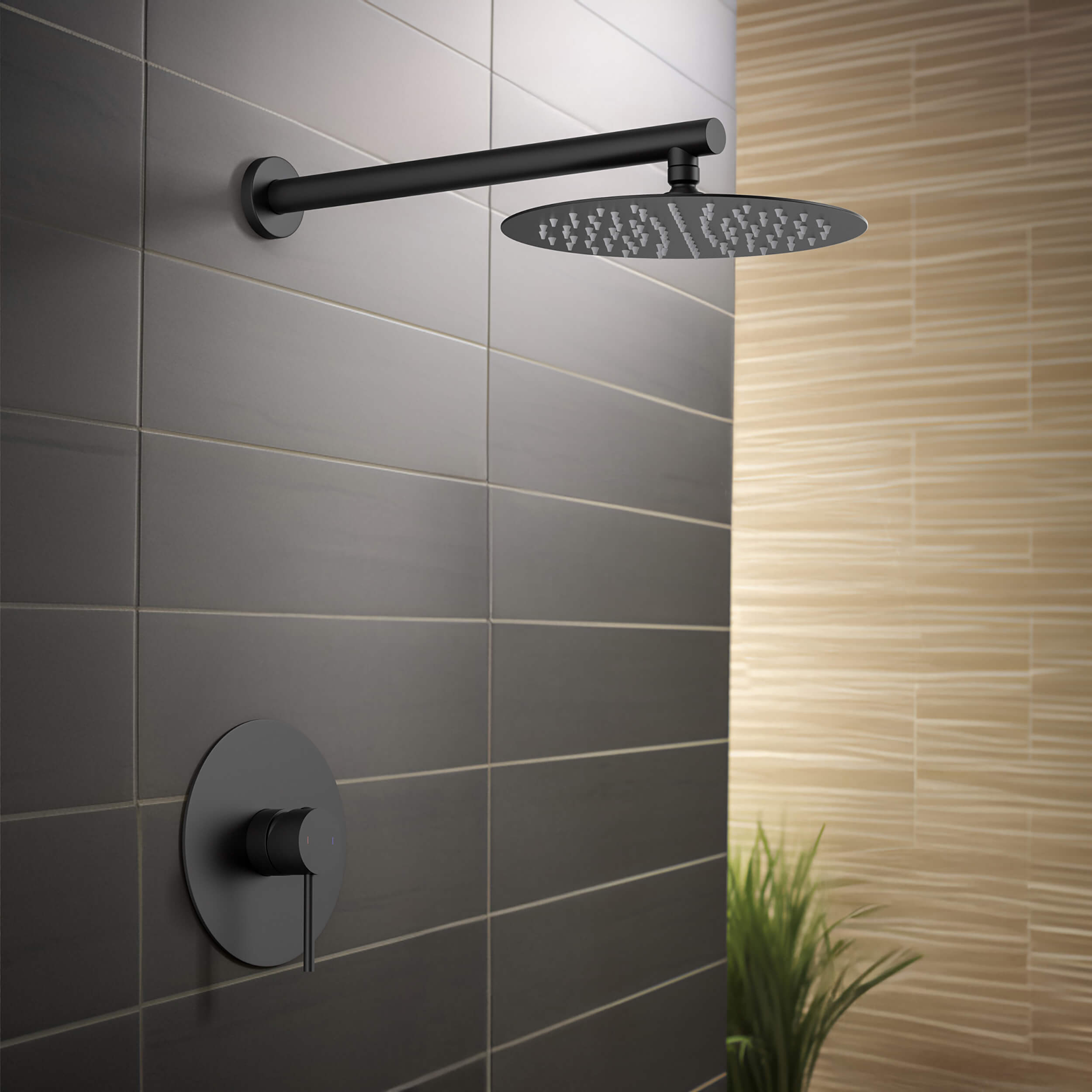 Halo Pressure Balanced Single Function Wall Mount Shower System with Rough-In Valve - CSF-4007  - Shop at Home Craft Studio - 20