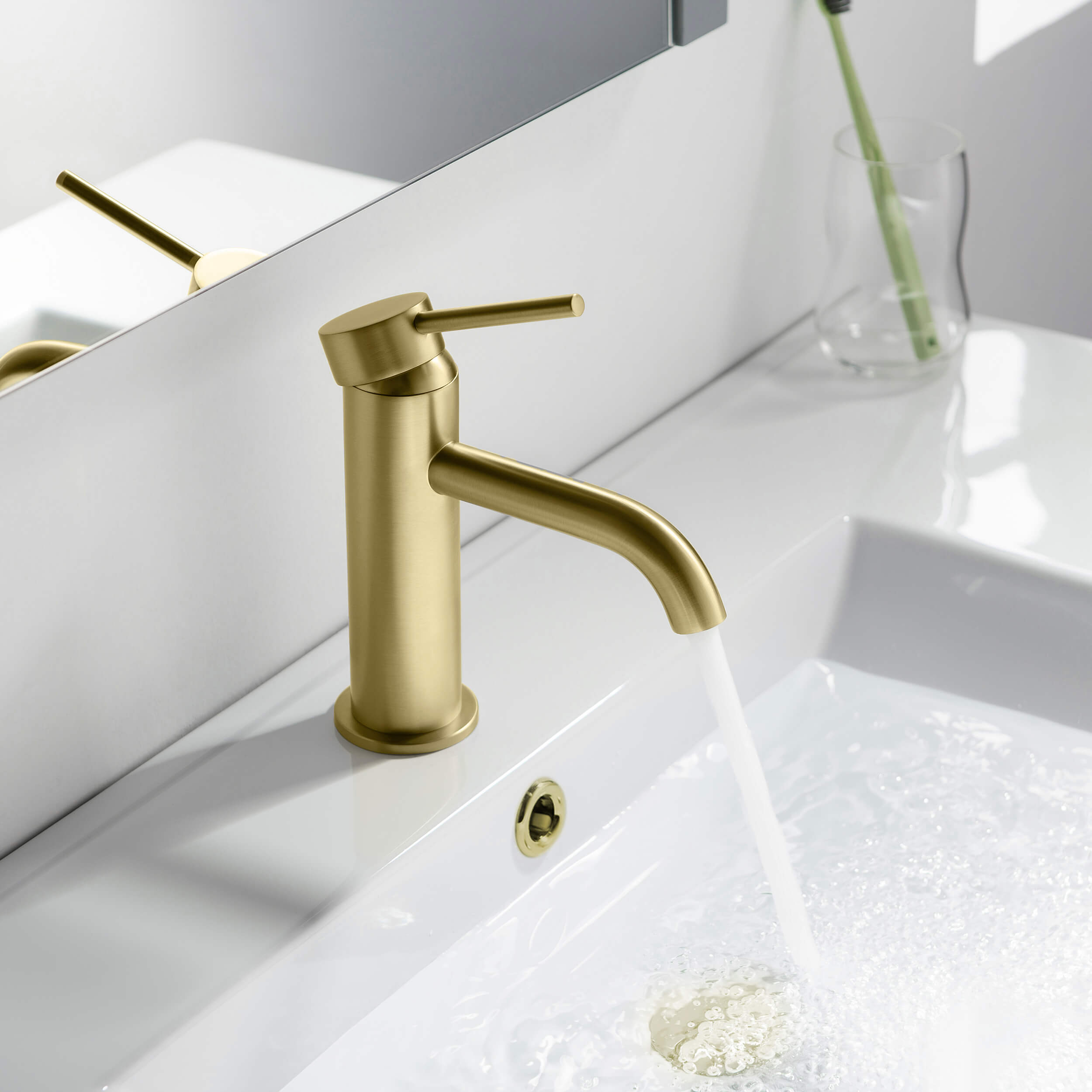 Halo Single Handle Bathroom Vanity Sink Faucet with Pop Up Drain - CBF-1008  - Shop at Home Craft Studio - 3