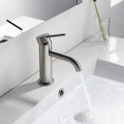 Halo Single Handle Bathroom Vanity Sink Faucet with Pop Up Drain - CBF-1008  - Shop at Home Craft Studio - 9