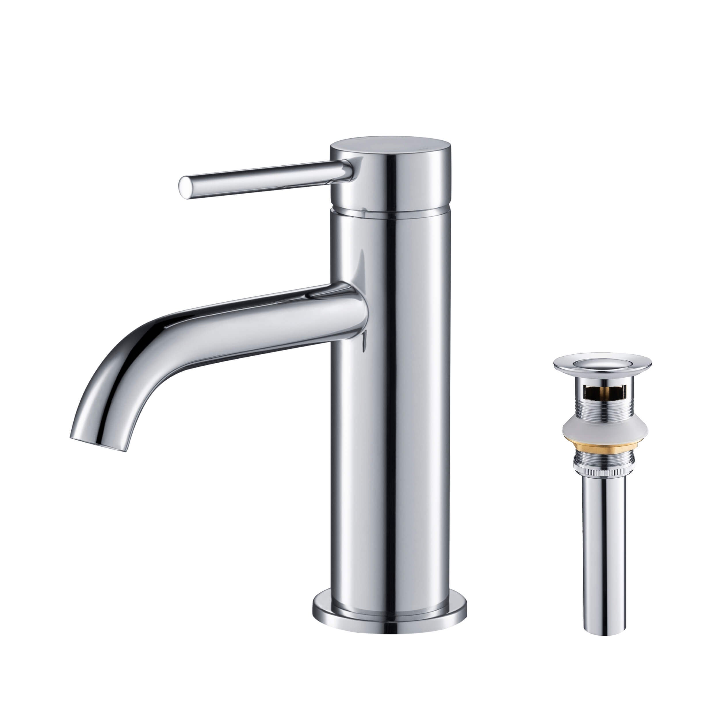 Halo Single Handle Bathroom Vanity Sink Faucet with Pop Up Drain - CBF-1008  - Shop at Home Craft Studio - 12