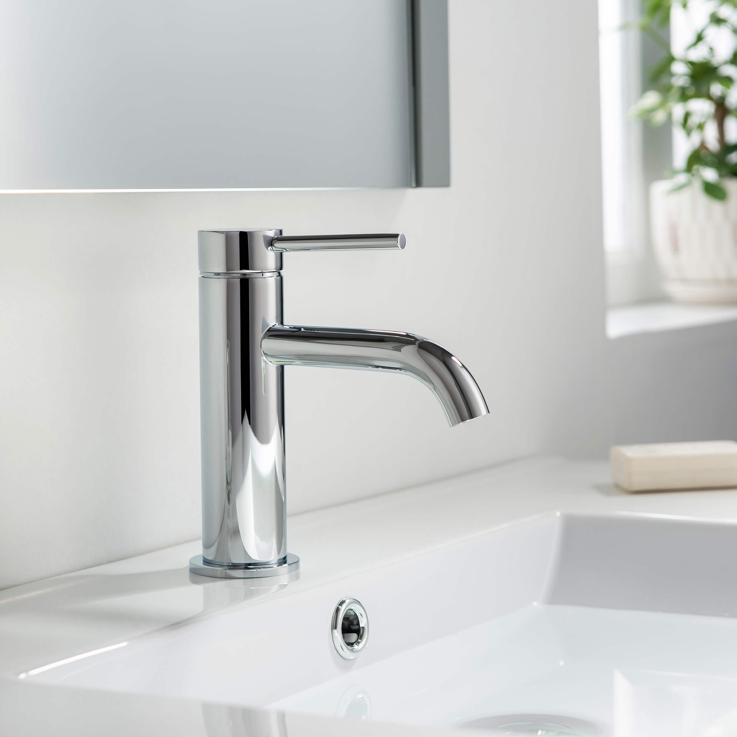 Halo Single Handle Bathroom Vanity Sink Faucet with Pop Up Drain - CBF-1008  - Shop at Home Craft Studio - 13