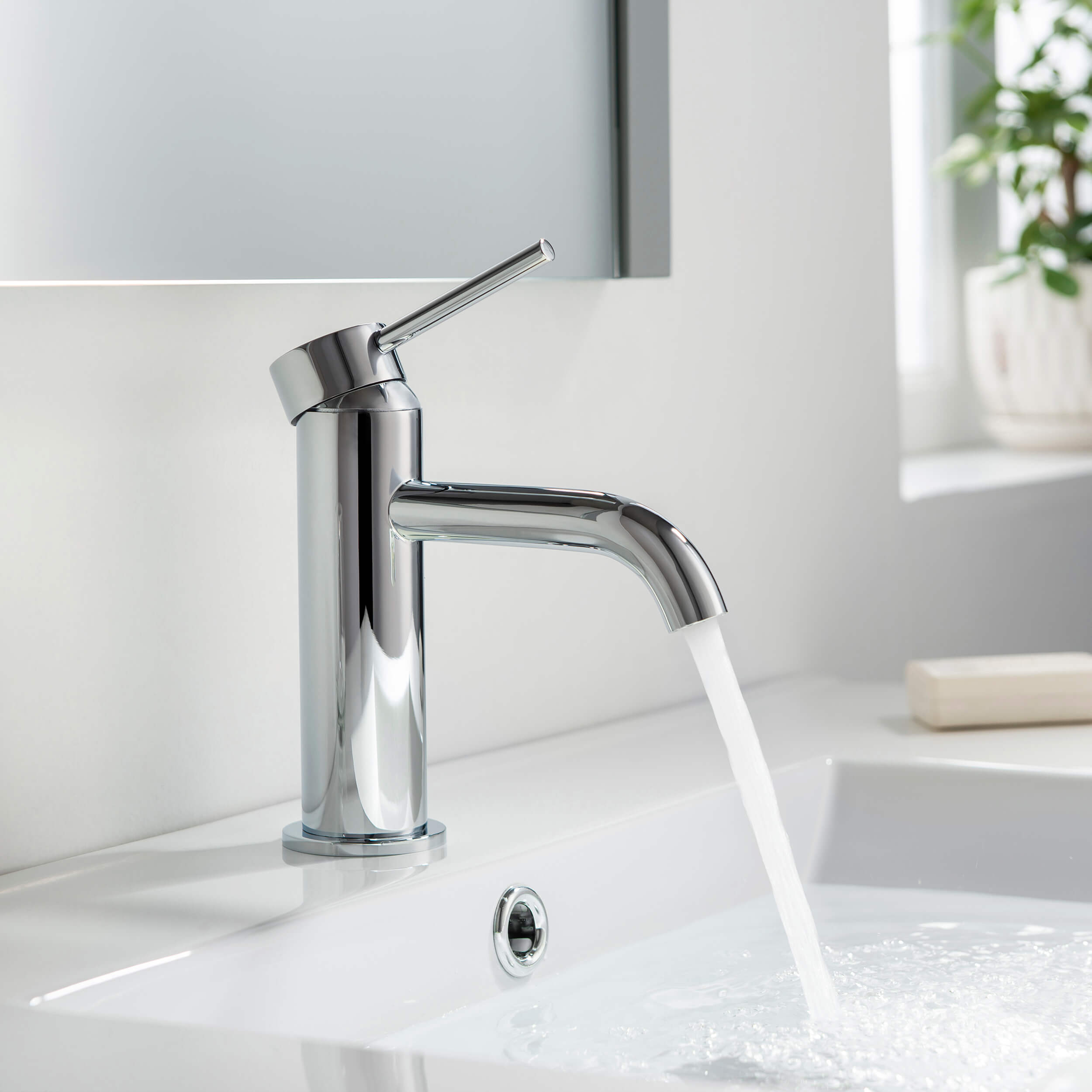 Halo Single Handle Bathroom Vanity Sink Faucet with Pop Up Drain - CBF-1008  - Shop at Home Craft Studio - 14