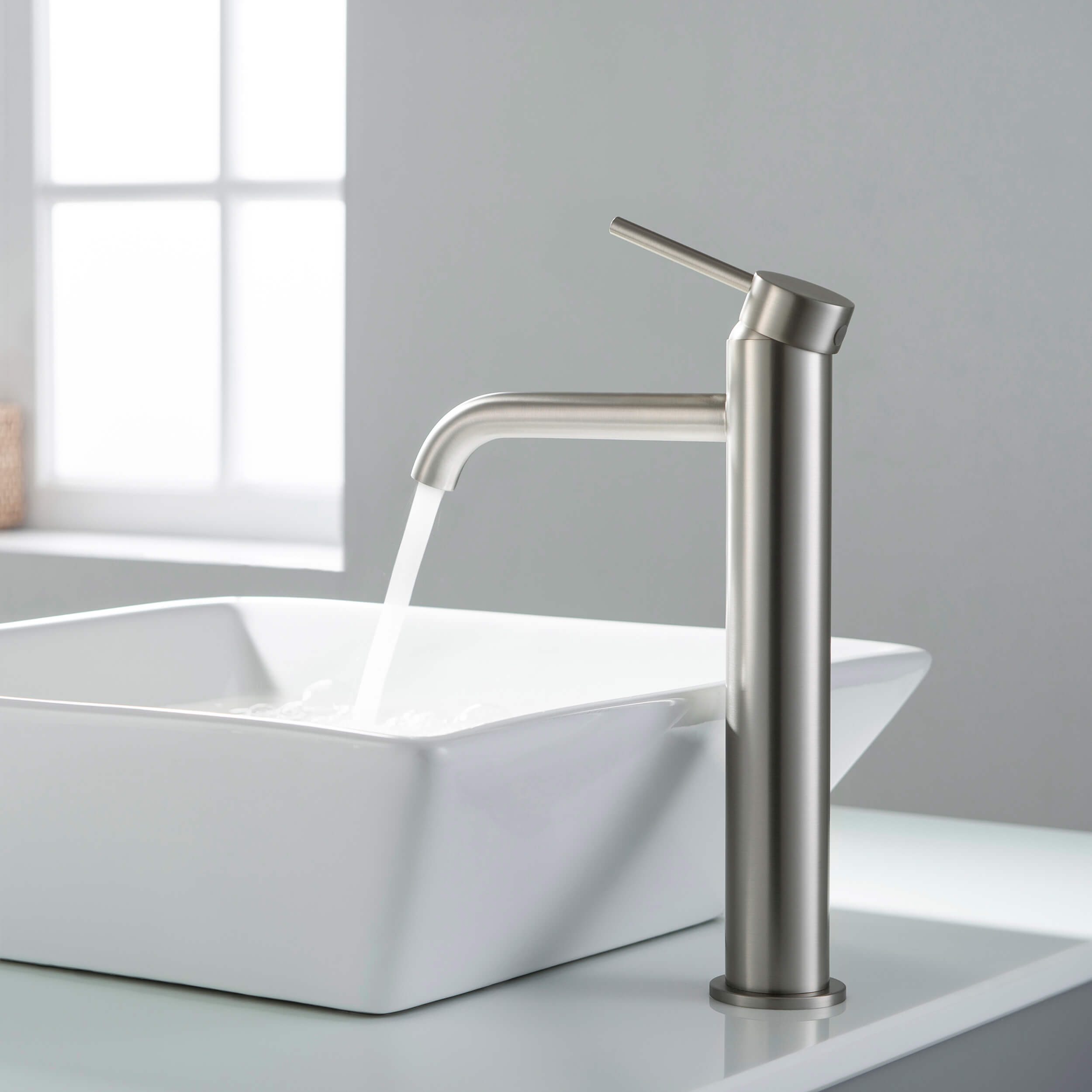 Halo Single Handle Bathroom Vessel Sink Faucet with Pop Up Drain - CBF-1009  - Shop at Home Craft Studio - 7