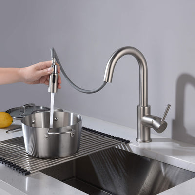 Halo Single Handle Pull Down Kitchen & Bar Sink Faucet - CKF-2011  - Shop at Home Craft Studio - 11