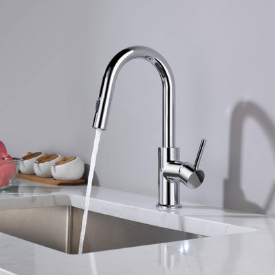 Halo Single Handle Pull Down Kitchen & Bar Sink Faucet - CKF-2011  - Shop at Home Craft Studio - 14