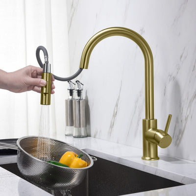 Halo Single Handle Pull Down Kitchen Faucet - CKF-2013  - Shop at Home Craft Studio - 6