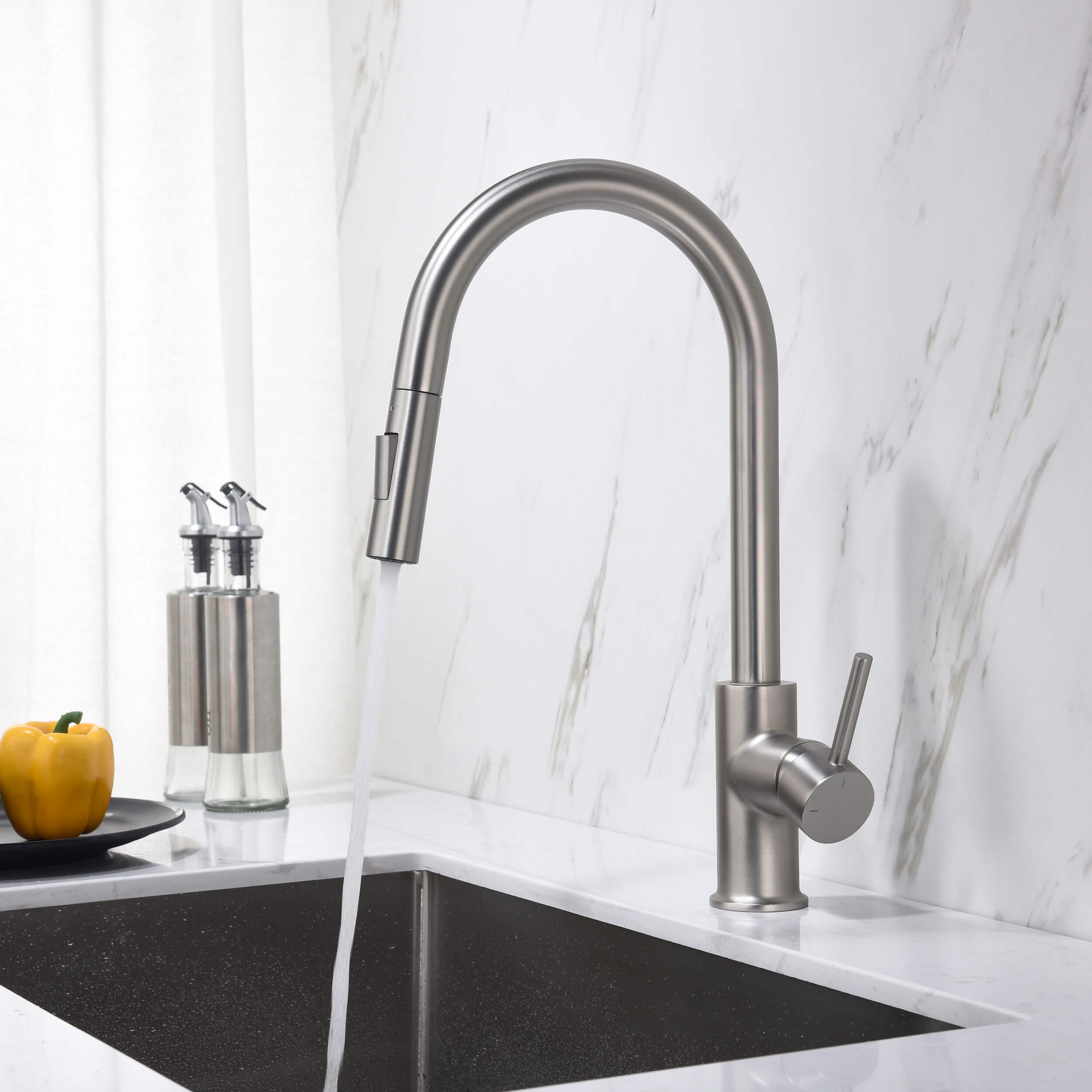 Halo Single Handle Pull Down Kitchen Faucet - CKF-2013  - Shop at Home Craft Studio - 10