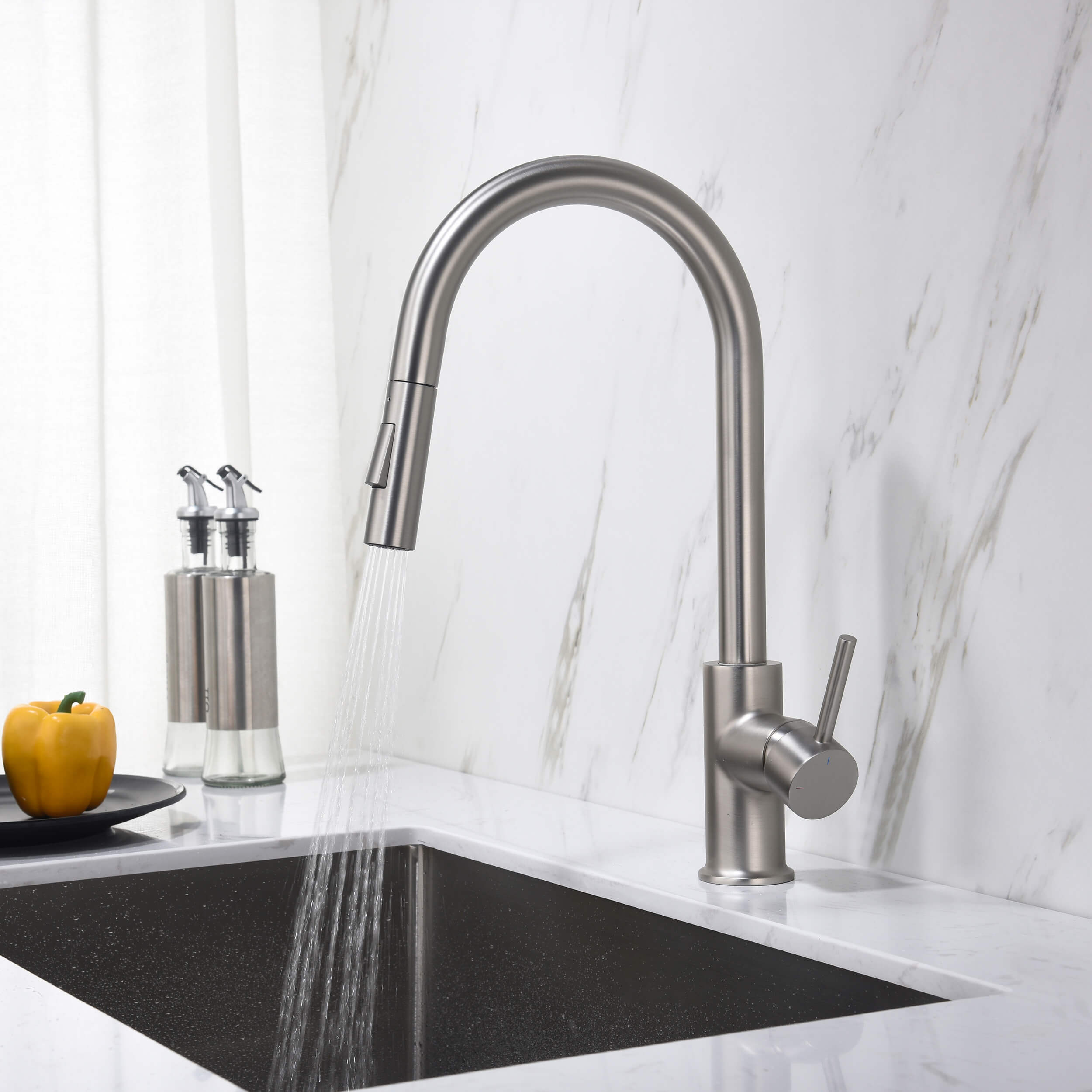 Halo Single Handle Pull Down Kitchen Faucet - CKF-2013  - Shop at Home Craft Studio - 11