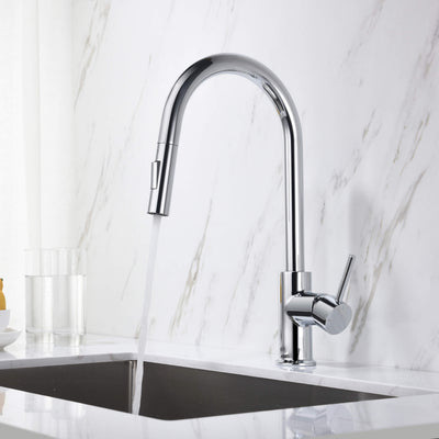 Halo Single Handle Pull Down Kitchen Faucet - CKF-2013  - Shop at Home Craft Studio - 21