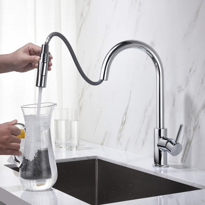 Halo Single Handle Pull Down Kitchen Faucet - CKF-2013  - Shop at Home Craft Studio - 23