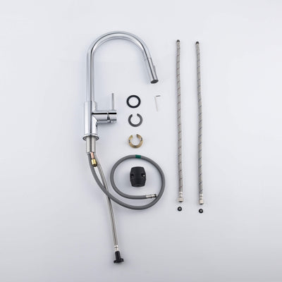 Halo Single Handle Pull Down Kitchen Faucet - CKF-2013  - Shop at Home Craft Studio - 27