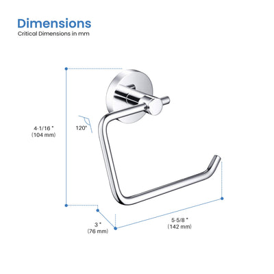 Halo Toilet Paper Holder - CBA-1405  - Shop at Home Craft Studio - 26