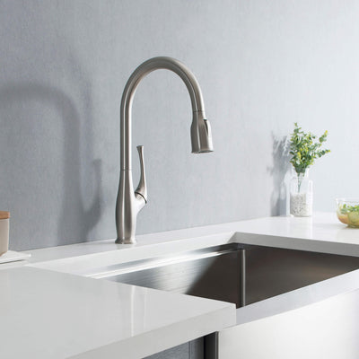 Kansas Single Handle Pull Down Kitchen Sink Faucet - CKF-2010  - Shop at Home Craft Studio - 2