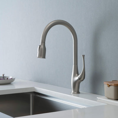 Kansas Single Handle Pull Down Kitchen Sink Faucet - CKF-2010  - Shop at Home Craft Studio - 3