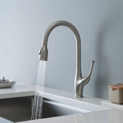 Kansas Single Handle Pull Down Kitchen Sink Faucet - CKF-2010  - Shop at Home Craft Studio - 6