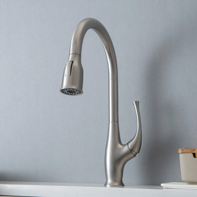Kansas Single Handle Pull Down Kitchen Sink Faucet - CKF-2010  - Shop at Home Craft Studio - 7