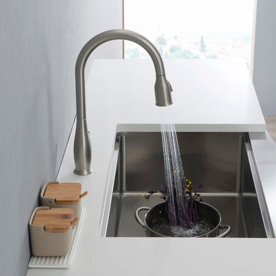 Kansas Single Handle Pull Down Kitchen Sink Faucet - CKF-2010  - Shop at Home Craft Studio - 8