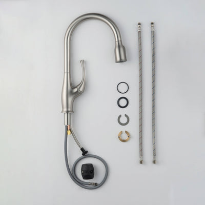 Kansas Single Handle Pull Down Kitchen Sink Faucet - CKF-2010  - Shop at Home Craft Studio - 11