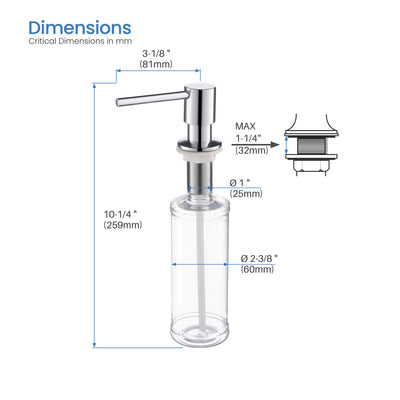 Kitchen Soap Dispenser - SD-1  - Shop at Home Craft Studio - 20