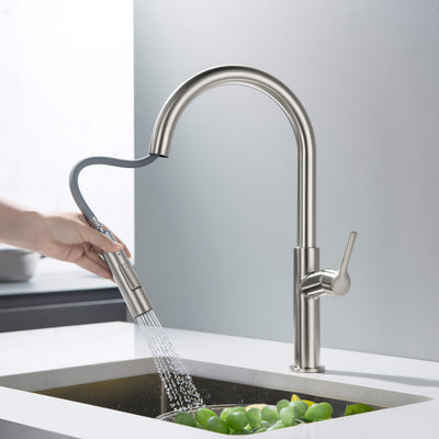 Neo Single Handle Pull Down Kitchen Sink Faucet - CKF-2018  - Shop at Home Craft Studio - 11